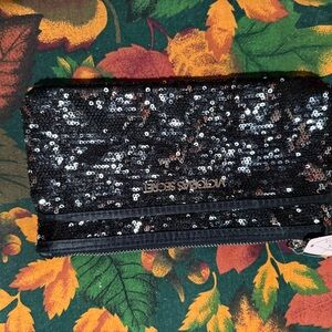 Victoria's Secret Sparkling Black Sequin Wristlet